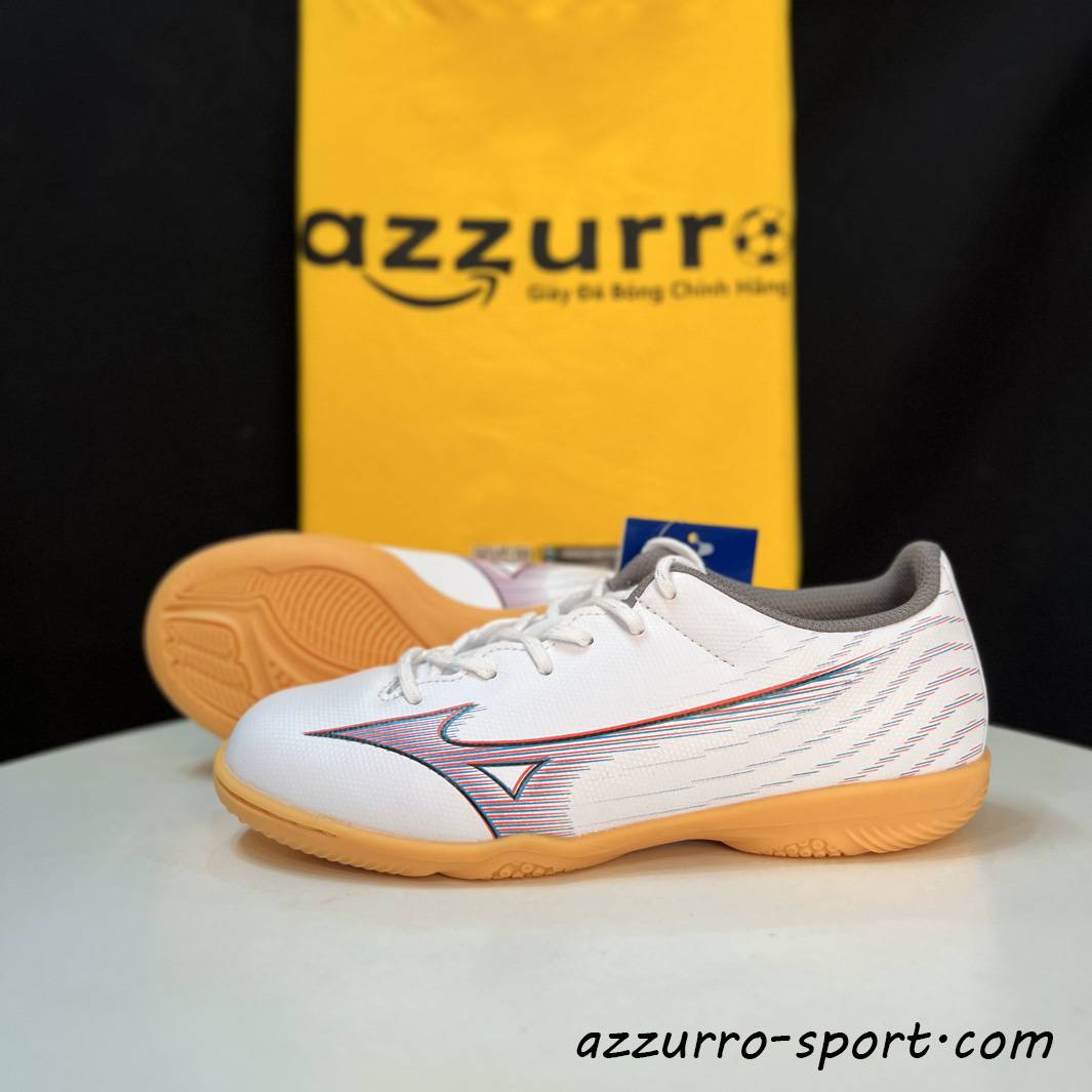 Mizuno Alpha Select IN - Giày đá bóng futsal Mizuno chính hãng - Azzurro Sport
