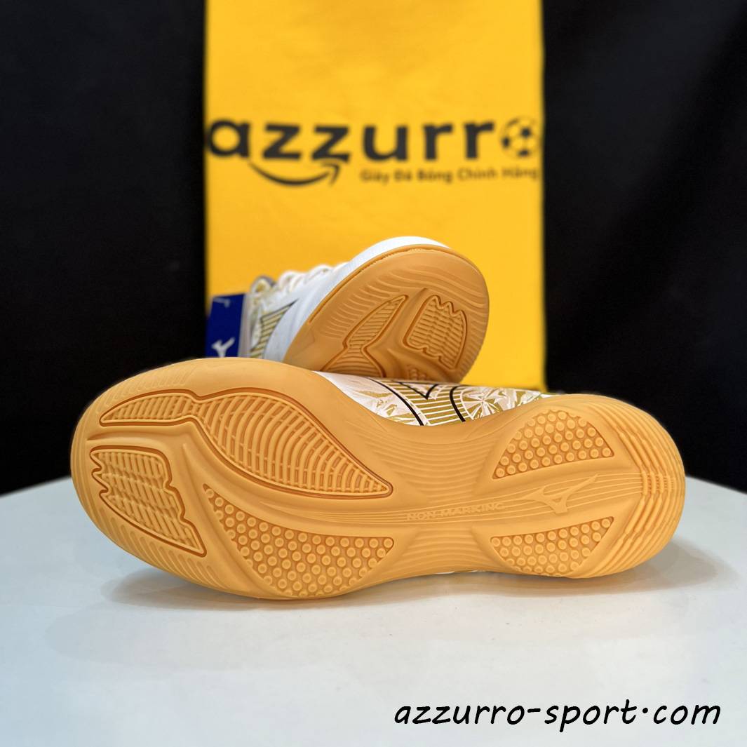 Mizuno Alpha Select IN - Giày đá bóng futsal Mizuno chính hãng - Azzurro Sport