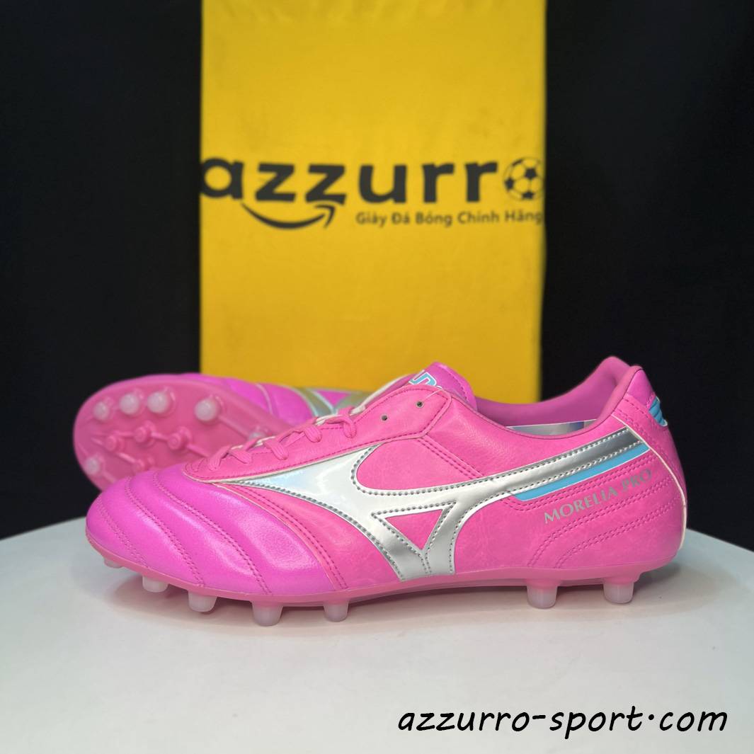 Mizuno Morelia II Pro AG - Giày đá banh sân cỏ tự nhiên nhân tạo Mizuno chính hãng giá tốt - Azzurro