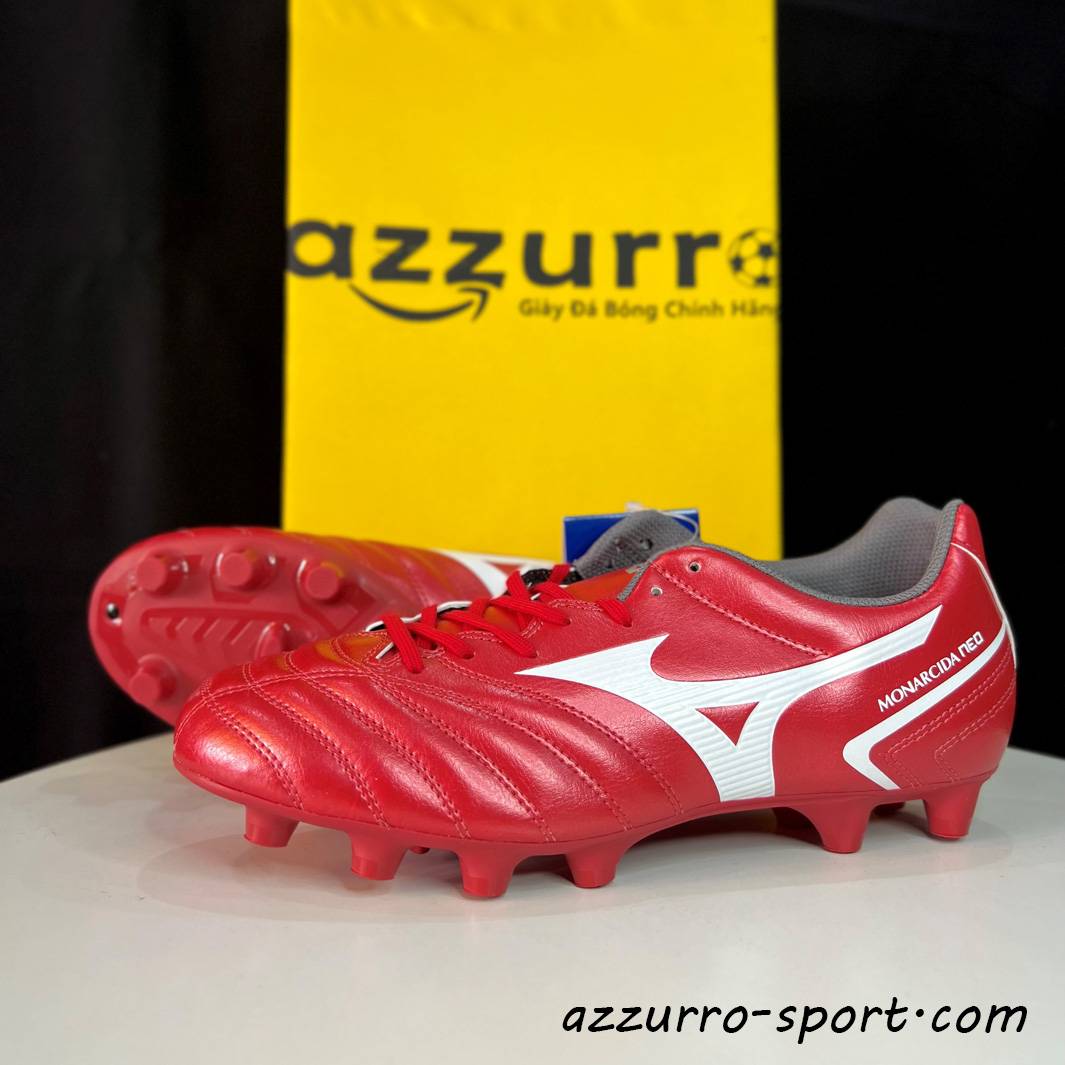 Mizuno Monarcida Neo 2 Select FG - P1GA222560 - 1 Mizuno Monarcdia Neo II Select FG - Giày đá bóng Mizuno chính hãng - Azzurro Sport