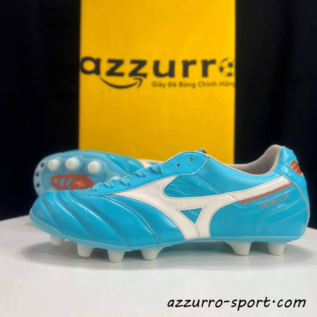 Mizuno Morelia II Elite FG - Giày đá banh sân cỏ tự nhiên Mizuno chính hãng giá tốt - Azzurro