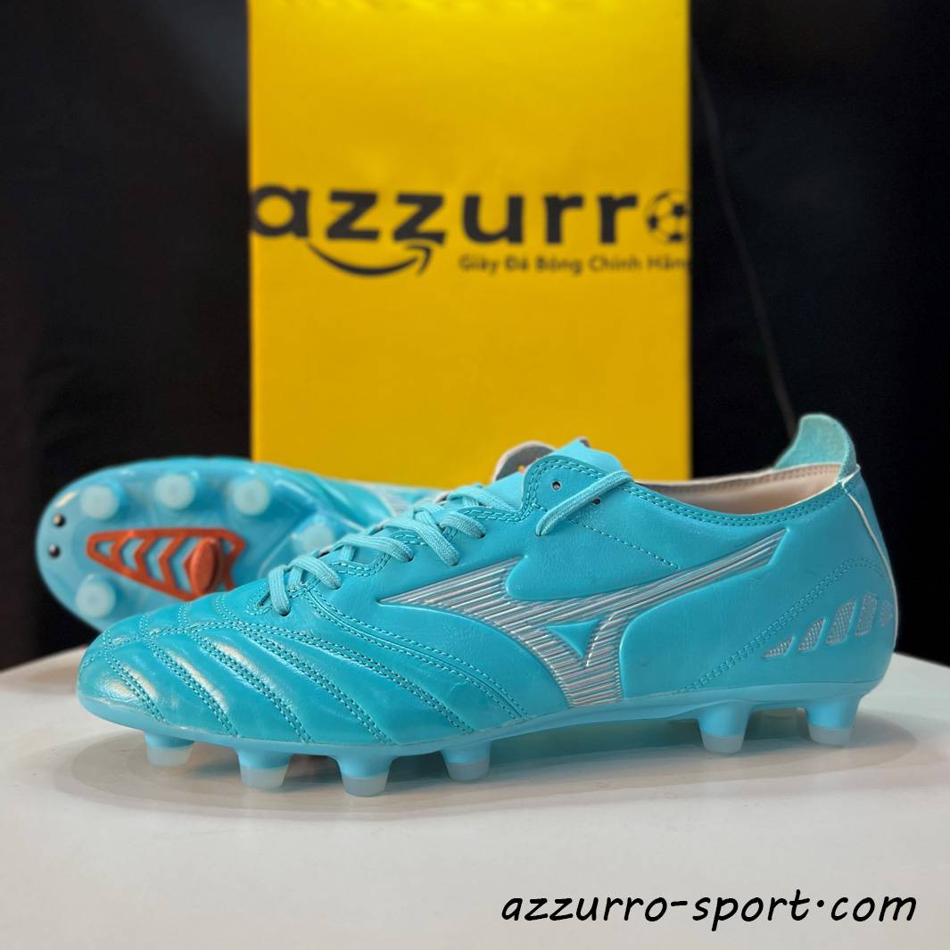 Mizuno Morelia NEO 3 Pro FG - Giày đá banh sân cỏ tự nhiên Mizuno chính hãng giá tốt - Azzurro